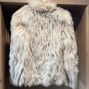 Saga Furs Cream Fur Jacket